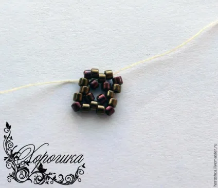 Майстер-клас плетемо кубик з бісеру - ярмарок майстрів - ручна робота, handmade (голка) Майстер-клас плетемо кубик з бісеру - ярмарок майстрів - ручна робота, handmade