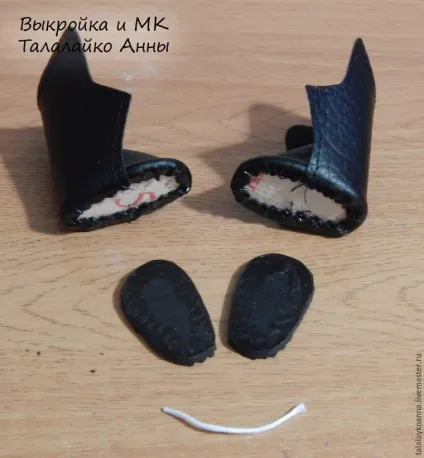 Робимо чобітки-черевики для ляльки - ярмарок майстрів - ручна робота, handmade