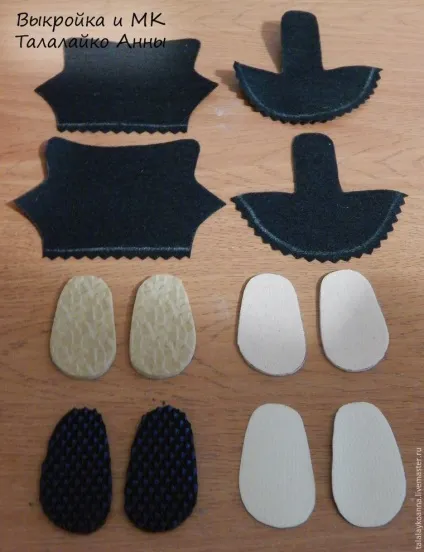 Робимо чобітки-черевики для ляльки - ярмарок майстрів - ручна робота, handmade