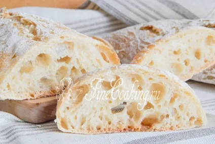 Італійський хліб чіабатта - рецепт з фото (рецепт) Італійський хліб чіабатта - рецепт з фото