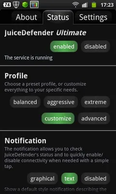 Juicedefender програма для економії батареї смартфона - казки старого юзера
