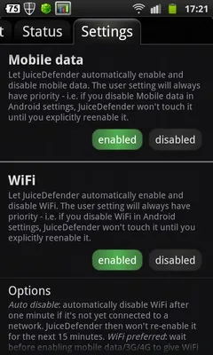 Juicedefender програма для економії батареї смартфона - казки старого юзера