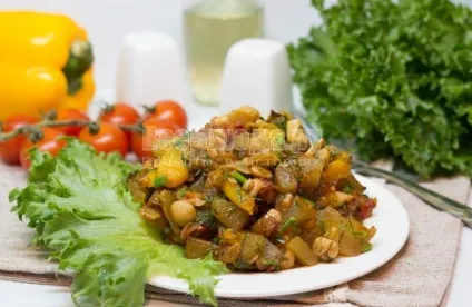 Кабачки з грибами, помідорами, болгарським перцем, рецепт з покроковими фото, всі страви (грибами) Кабачки з грибами, помідорами, болгарським перцем, рецепт з покроковими фото, всі страви