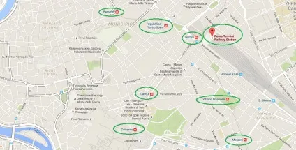 Як дістатися до вокзалу Терміні з аеропорту Рима (рим) Як дістатися до вокзалу Терміні з аеропорту Рима