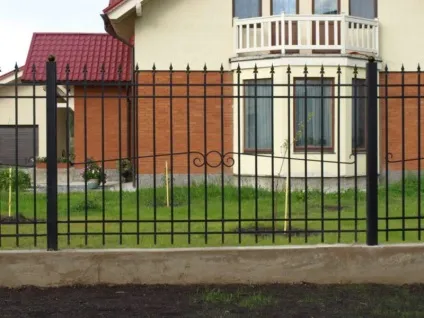 Як кріпити паркан з металевого паркану своїми руками (паркан) Як кріпити паркан з металевого паркану своїми руками