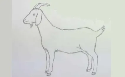 Як намалювати козла