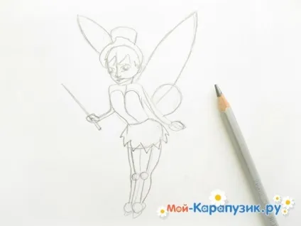 Як намалювати фею поетапно олівцем (олівцем) Як намалювати фею поетапно олівцем
