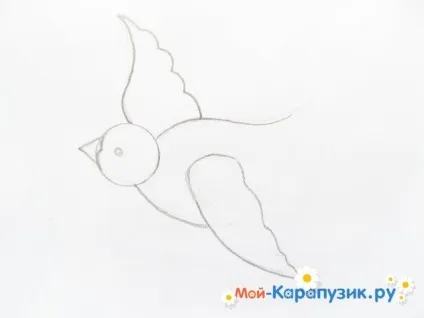 Як намалювати ластівку олівцем поетапно (олівцем) Як намалювати ластівку олівцем поетапно
