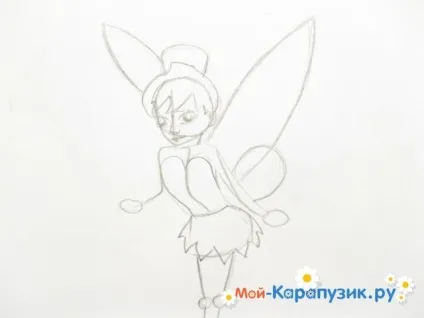 Як намалювати фею поетапно олівцем (олівцем) Як намалювати фею поетапно олівцем