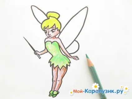 Як намалювати фею поетапно олівцем (намалювати) Як намалювати фею поетапно олівцем