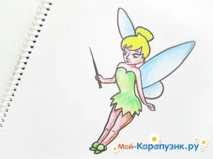 Як намалювати фею поетапно олівцем (намалювати) Як намалювати фею поетапно олівцем