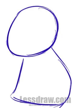Як намалювати собачку дитині, lessdraw