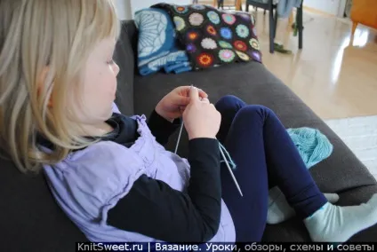 Як навчити дитину в'язати, в'язання