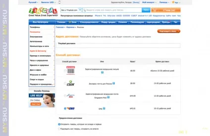 Як відстежити посилку з tinydeal (tinydeal) Як відстежити посилку з tinydeal