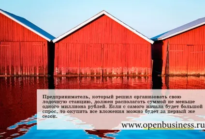 Як відкрити човнову станцію (парк водних транспортних засобів) Як відкрити човнову станцію