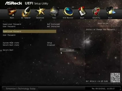 Як відключити uefi