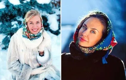 Як підібрати і пов'язати хустку під шубу фото