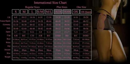 Як підібрати розмір нижньої білизни - розмір os onesize (розмір нижньої білизни) Як підібрати розмір нижньої білизни - розмір os onesize