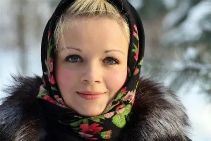 Як підібрати і пов'язати хустку під шубу фото