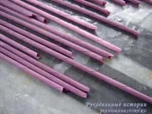 Як пофарбувати трубочки для плетіння з газет, рукодільні історії handmadestory (фарбування трубочок з газет і паперу) Як пофарбувати трубочки для плетіння з газет, рукодільні історії handmadestory