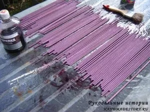Як пофарбувати трубочки для плетіння з газет, рукодільні історії handmadestory (плетіння) Як пофарбувати трубочки для плетіння з газет, рукодільні історії handmadestory