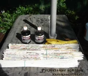 Як пофарбувати трубочки для плетіння з газет, рукодільні історії handmadestory (трубочки плетіння газет) Як пофарбувати трубочки для плетіння з газет, рукодільні історії handmadestory
