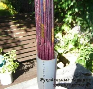 Як пофарбувати трубочки для плетіння з газет, рукодільні історії handmadestory (трубочки) Як пофарбувати трубочки для плетіння з газет, рукодільні історії handmadestory