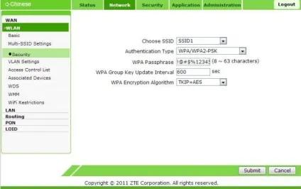 Як поміняти пароль на wifi на zte самостійно (необхідно натиснути клавішу) Як поміняти пароль на wifi на zte самостійно