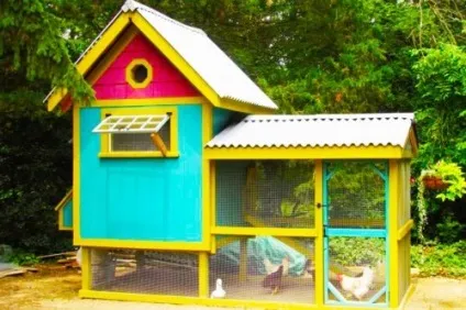 Як побудувати курник - 10 проектів з кресленнями і фото, мої ідеї для дачі та саду (курник) Як побудувати курник - 10 проектів з кресленнями і фото, мої ідеї для дачі та саду