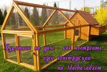 Як побудувати курник - 10 проектів з кресленнями і фото, мої ідеї для дачі та саду (фото) Як побудувати курник - 10 проектів з кресленнями і фото, мої ідеї для дачі та саду