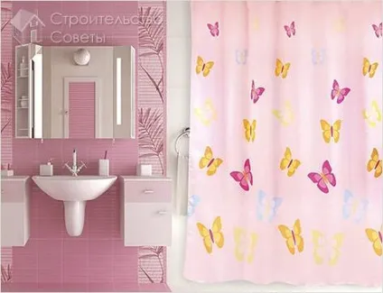 Як повісити фіранку у ванній - вішаємо штору (фіранок ванної кімнати) Як повісити фіранку у ванній - вішаємо штору