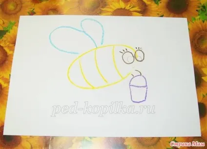 Мк - як намалювати бджілку дитині - розвиваємо дитину вдома (від 0 до 7 років) - країна мам (бджола) Мк - як намалювати бджілку дитині - розвиваємо дитину вдома (від 0 до 7 років) - країна мам