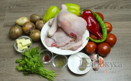 Як приготувати чахохбілі з курки (рецепт з фото) (чахохбілі з курей) Як приготувати чахохбілі з курки (рецепт з фото)
