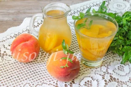 Як приготувати компот з персиків простий рецепт (персиків) Як приготувати компот з персиків простий рецепт
