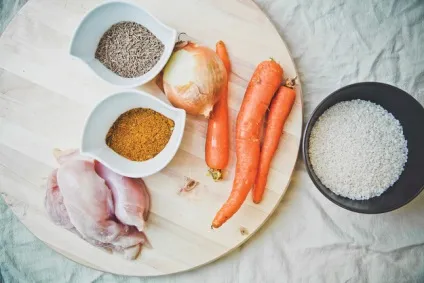 Як приготувати домашній плов з куркою - кулінарний покроковий рецепт з фото на (птах) Як приготувати домашній плов з куркою - кулінарний покроковий рецепт з фото на