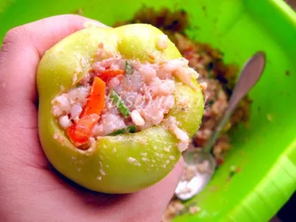 Як приготувати фарширований перець рецепт з фото (рецепт) Як приготувати фарширований перець рецепт з фото