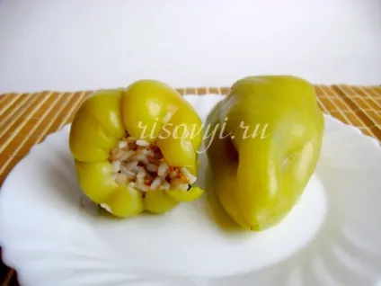 Як приготувати фарширований перець рецепт з фото (рецепт) Як приготувати фарширований перець рецепт з фото