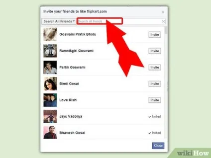 Як запросити всіх друзів в facebook
