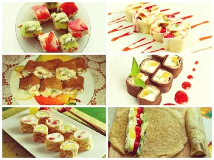 Як приготувати солодкі роли з фруктами своїми руками (руками) Як приготувати солодкі роли з фруктами своїми руками