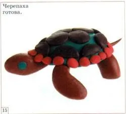 Як зробити черепаху з пластиліну (зліпити черепашку пластиліну) Як зробити черепаху з пластиліну
