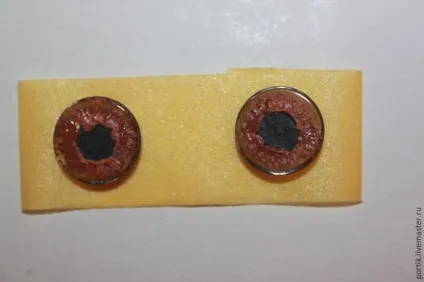 Як зробити очі для іграшки - ярмарок майстрів - ручна робота, handmade (скляний кабошон) Як зробити очі для іграшки - ярмарок майстрів - ручна робота, handmade