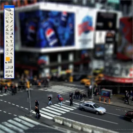 Як зробити фотографію з tilt-shift ефектом (Gradient Tool Градієнт) Як зробити фотографію з tilt-shift ефектом