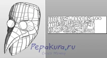 Як зробити маску чумного доктора своїми руками, pepakura (ваші роботи) Як зробити маску чумного доктора своїми руками, pepakura