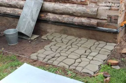 Як зробити плитку з цементу (укладання садової доріжки) Як зробити плитку з цементу