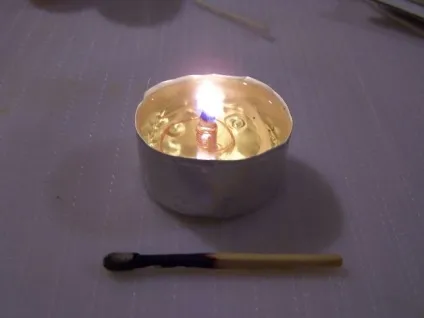 Як зробити масляну лампу, ефарія (лампу) Як зробити масляну лампу, ефарія