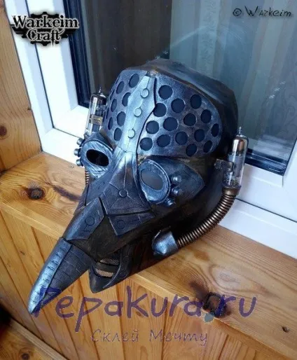 Як зробити маску чумного доктора своїми руками, pepakura (чумного) Як зробити маску чумного доктора своїми руками, pepakura