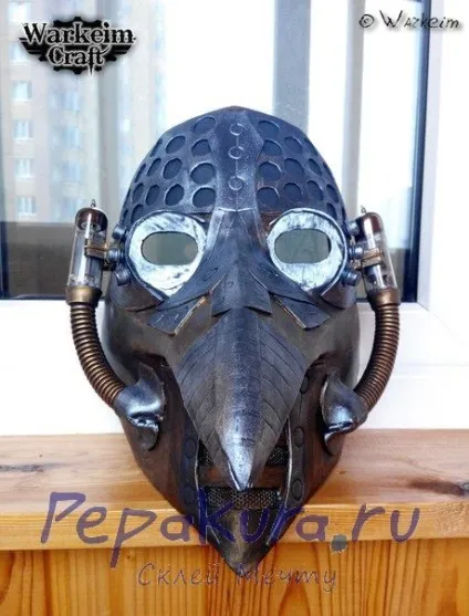 Як зробити маску чумного доктора своїми руками, pepakura (чумного) Як зробити маску чумного доктора своїми руками, pepakura