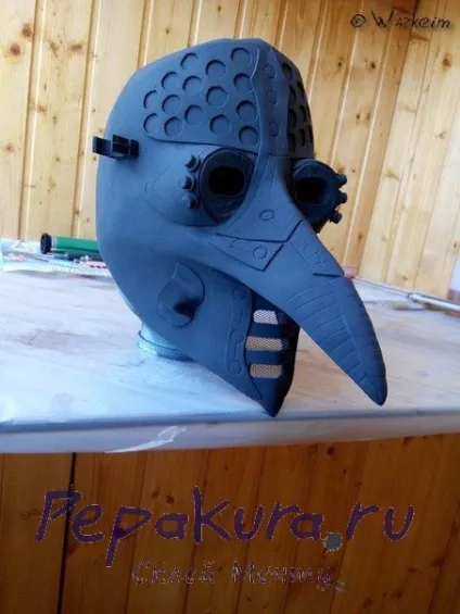 Як зробити маску чумного доктора своїми руками, pepakura (доктора) Як зробити маску чумного доктора своїми руками, pepakura