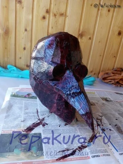 Як зробити маску чумного доктора своїми руками, pepakura (маску) Як зробити маску чумного доктора своїми руками, pepakura
