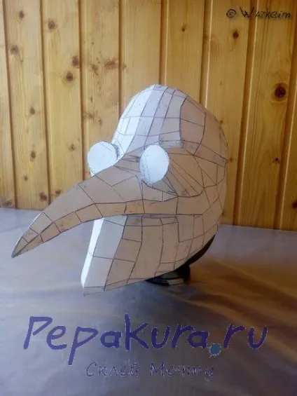 Як зробити маску чумного доктора своїми руками, pepakura (зробити) Як зробити маску чумного доктора своїми руками, pepakura